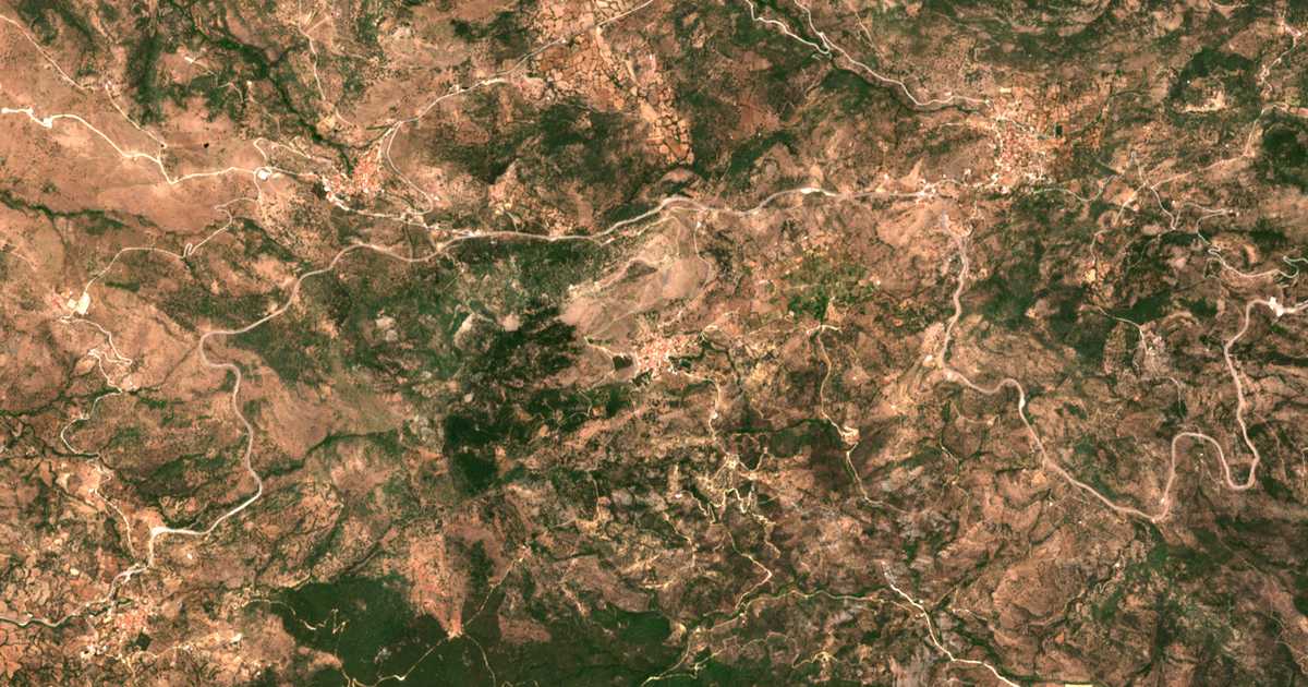 Mapa por satélite de Anemótia