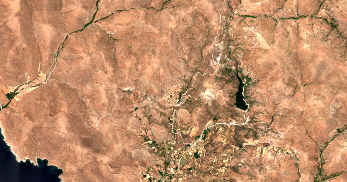 Mapa por satélite de Ereso