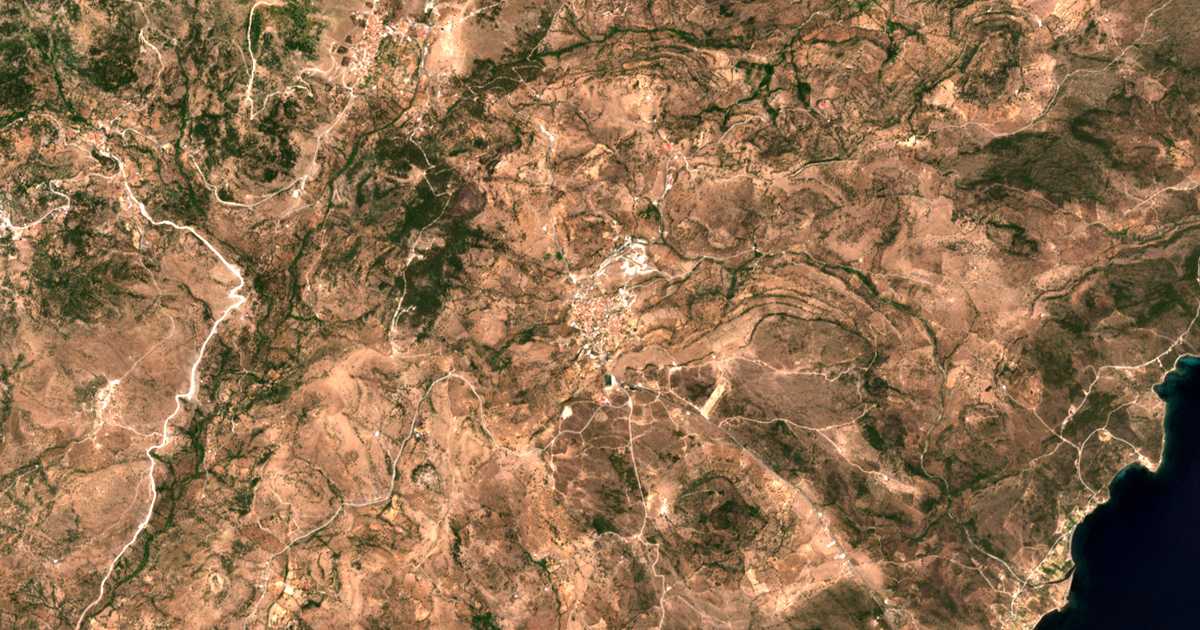 Mapa por satélite de Mantamádos