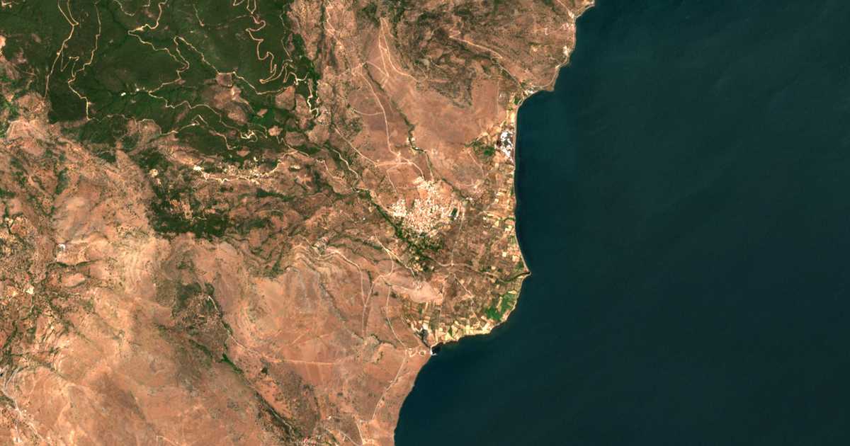 Mapa por satélite de Parákoila