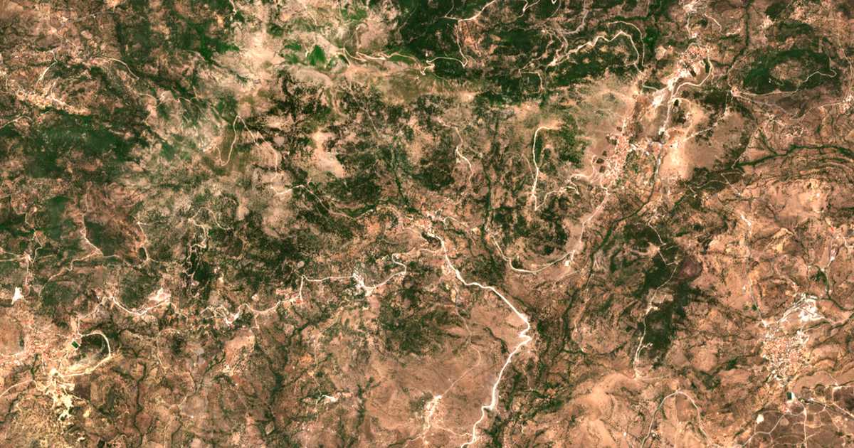 Mapa por satélite de Pelópi