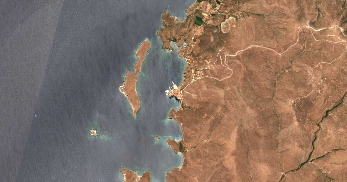 Mapa por satélite de Sígrion