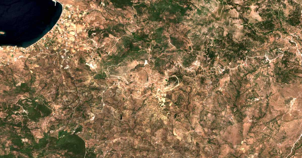 Mapa por satélite de Stýpsi