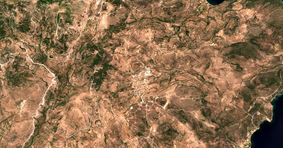 Mapa por satélite de Taxiárches