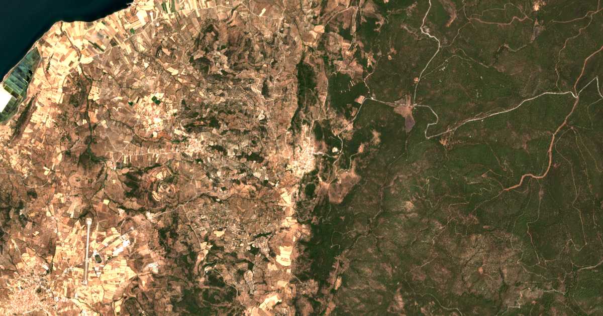 Mapa por satélite de Vasiliká