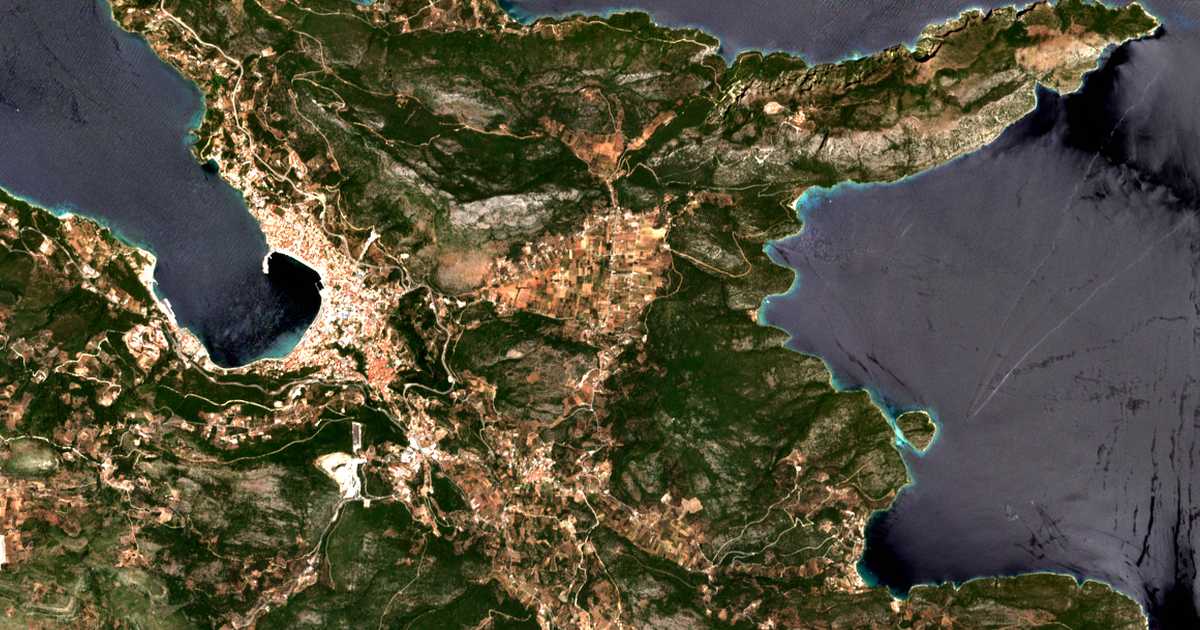 Mapa por satélite de Agía Zóni