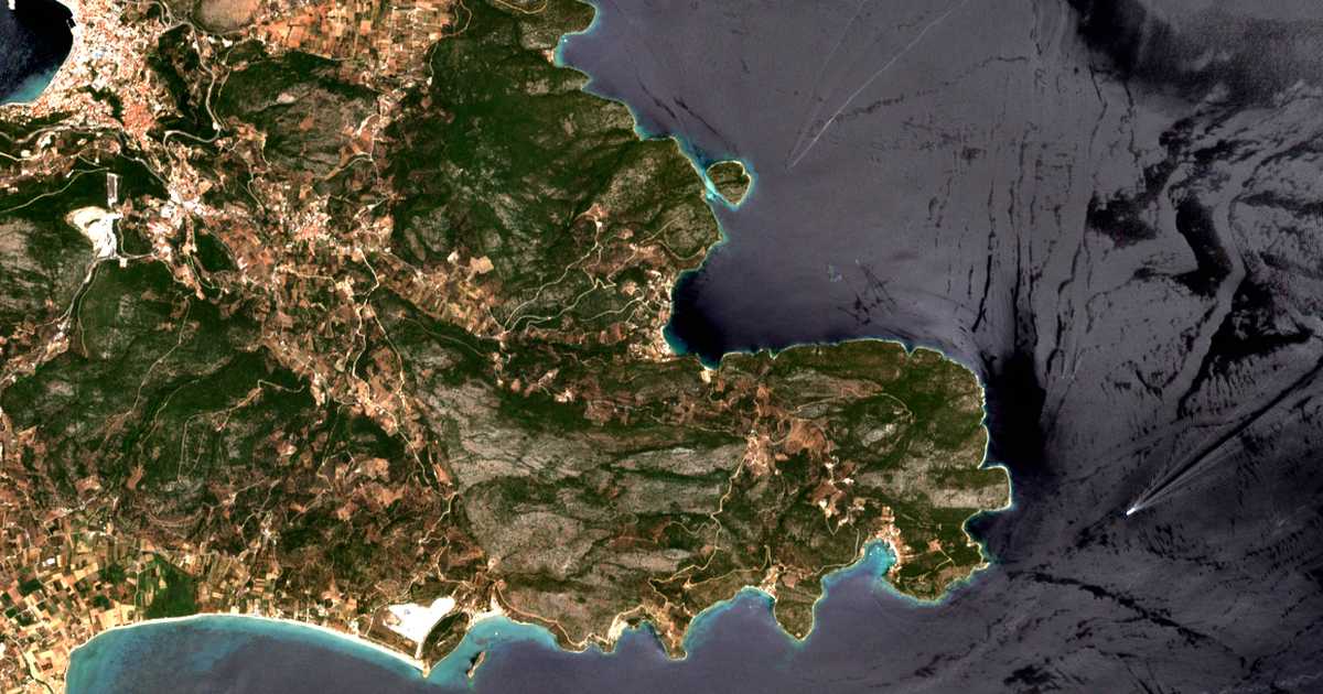 Mapa por satélite de Charavgí