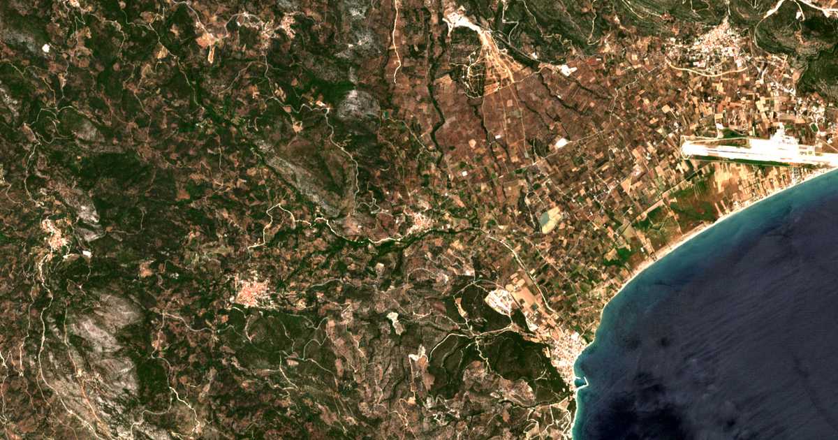 Mapa por satélite de Mýloi