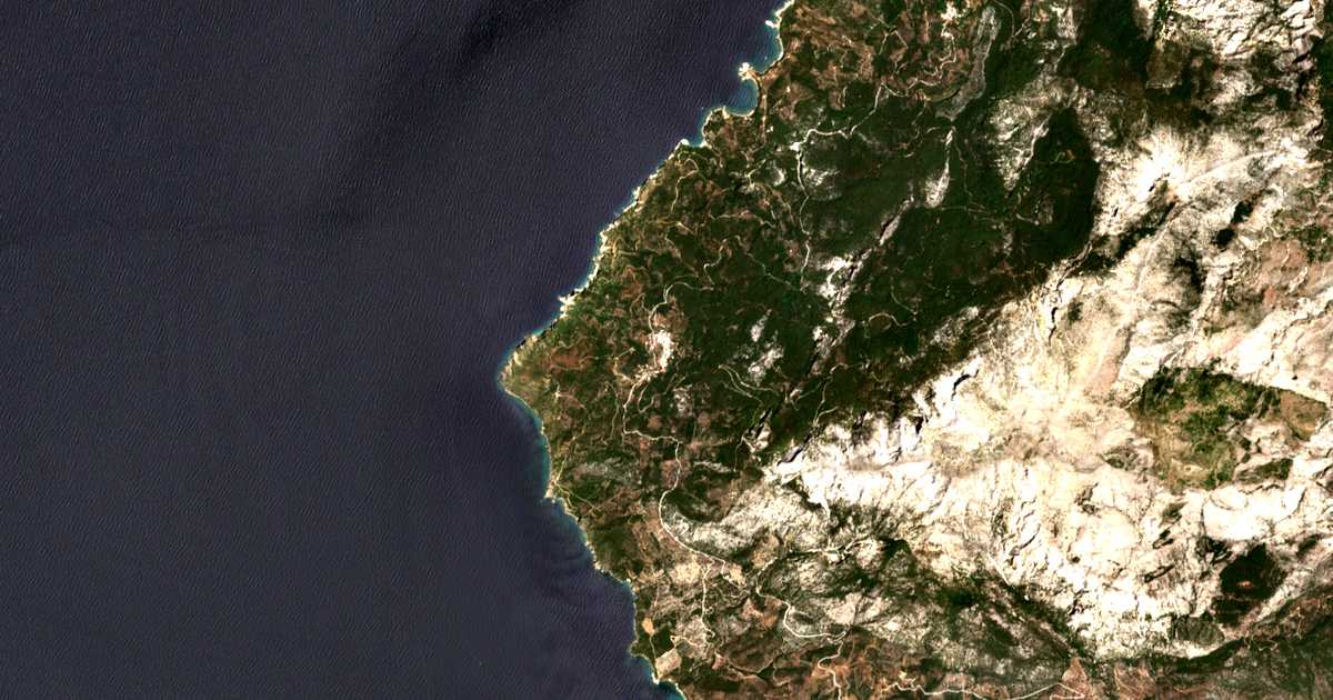 Mapa por satélite de Kallithéa