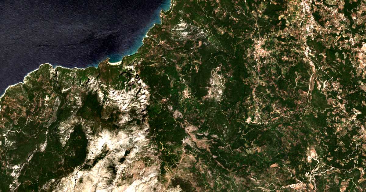 Mapa por satélite de Kosmadaíoi