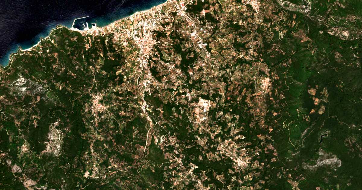 Mapa por satélite de Moní Profítou Ilioú