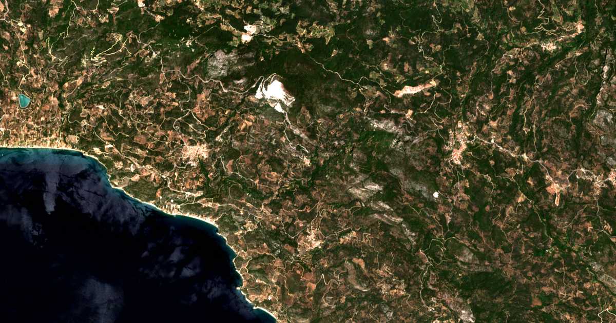 Mapa por satélite de Neochórion