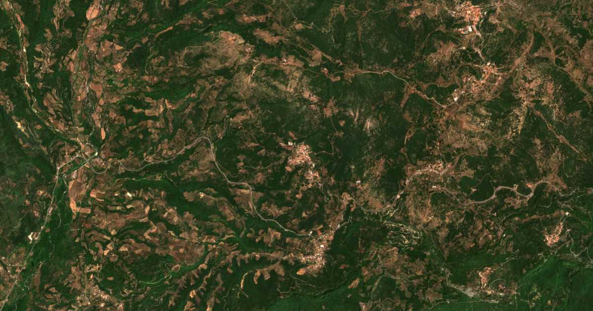 Mapa por satélite de Dóxa