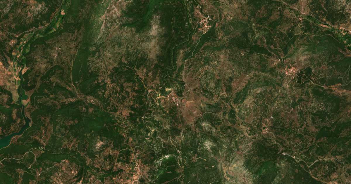 Mapa por satélite de Drakovoúnion
