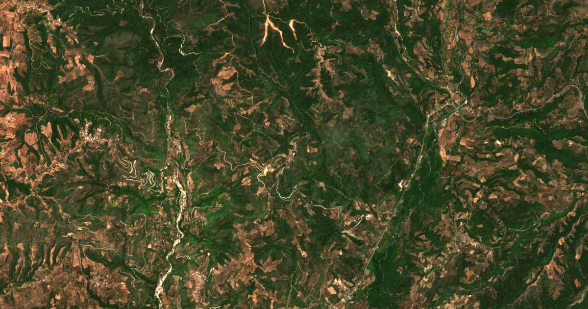Mapa por satélite de Chóra