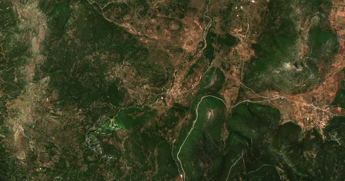 Mapa por satélite de Kamenitsa
