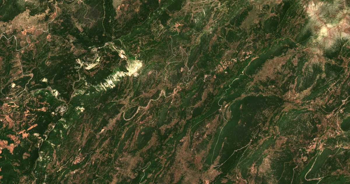 Mapa por satélite de Kardarítsion