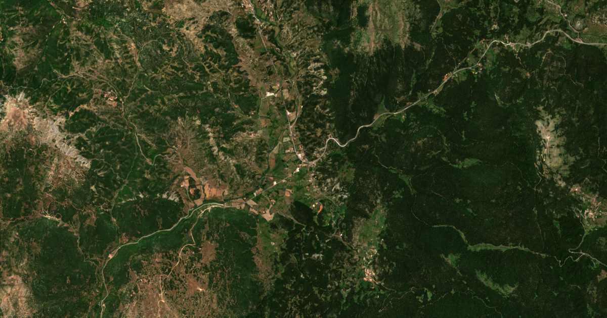 Mapa por satélite de Karkaloú