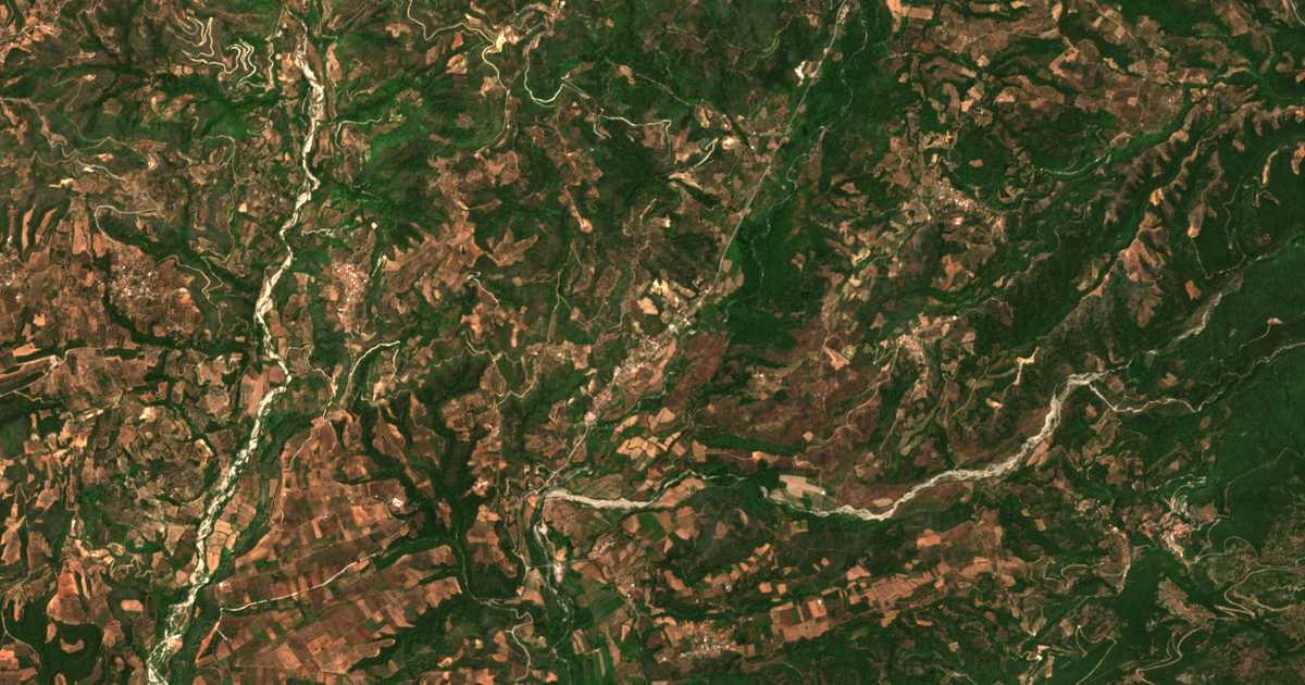Mapa por satélite de Néa Dáfni