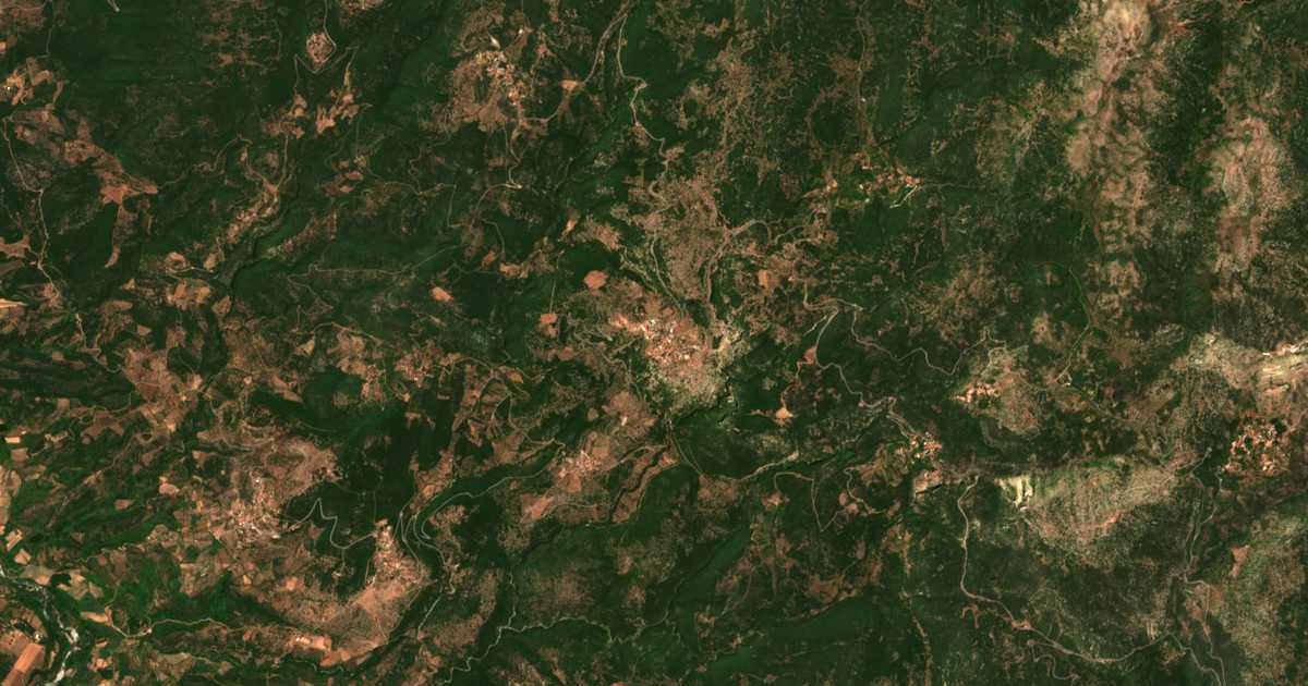 Mapa por satélite de Ráftis