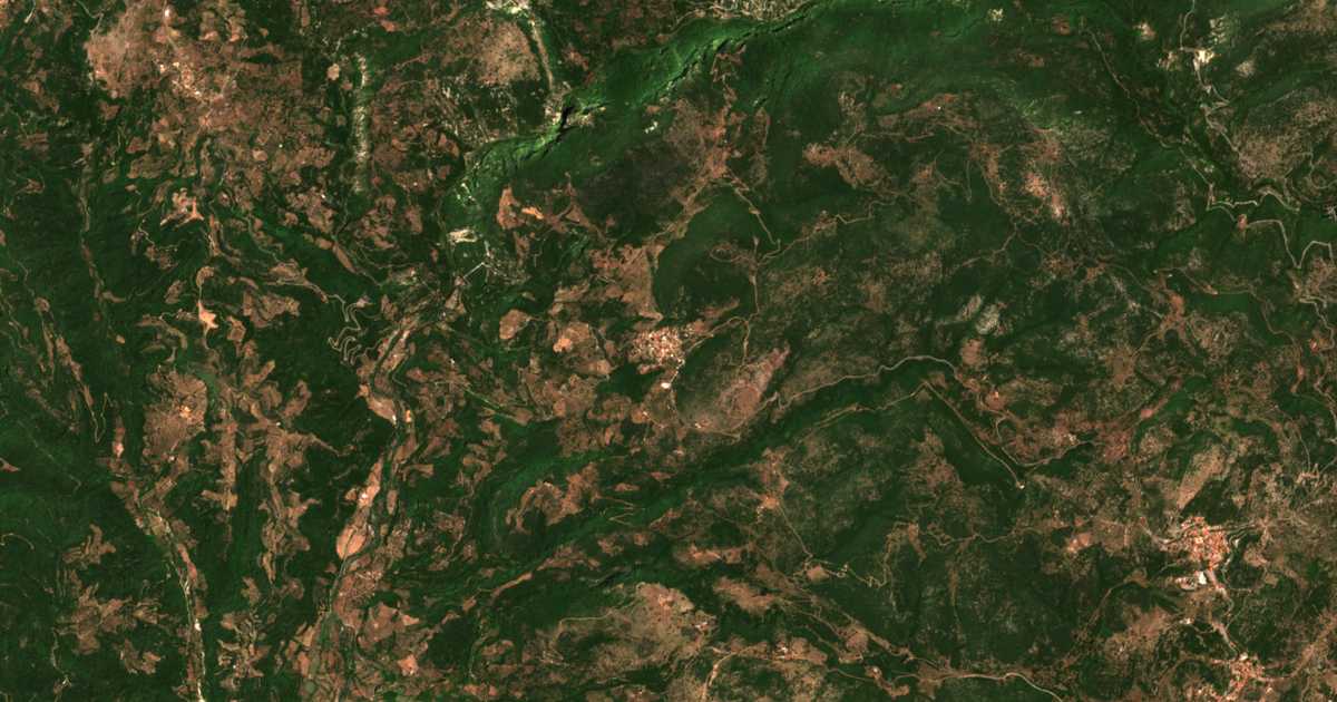 Mapa por satélite de Spátharis