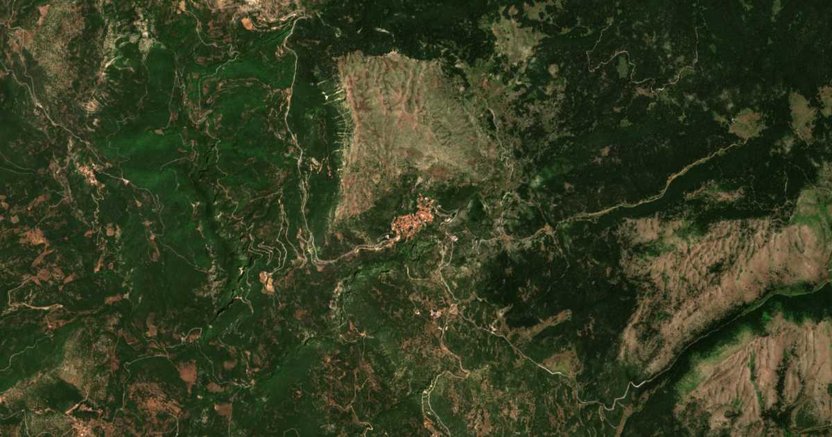 Mapa por satélite de Stemnítsa