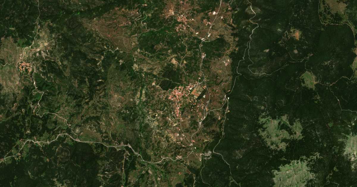 Mapa por satélite de Vytína
