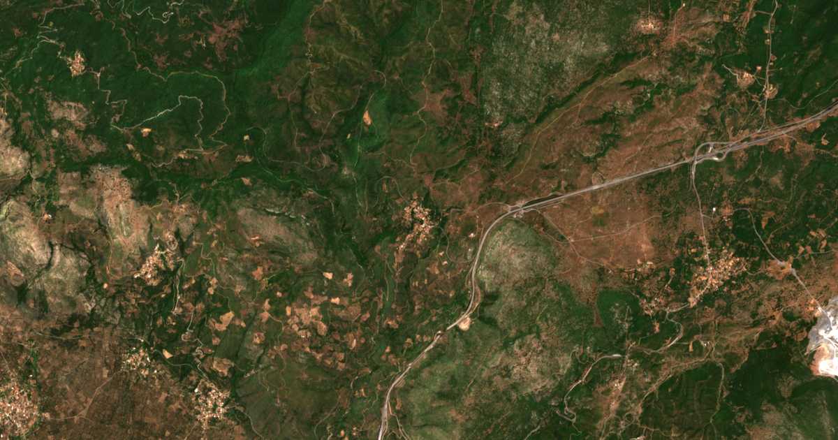 Mapa por satélite de Chránoi