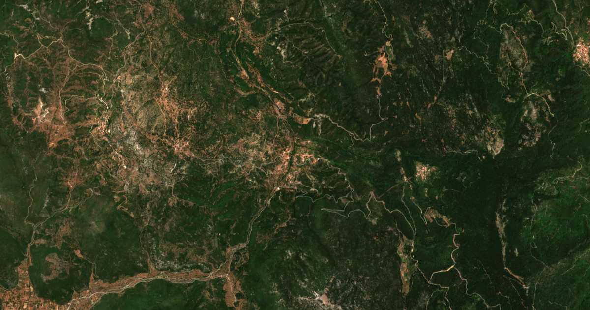 Mapa por satélite de Dyrráchion