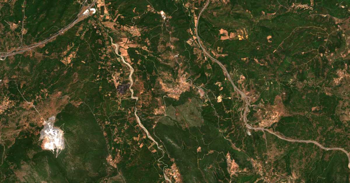 Mapa por satélite de Leontari