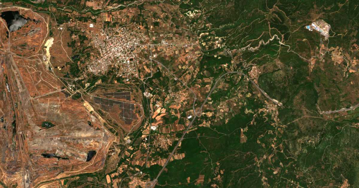 Mapa por satélite de Perivólia