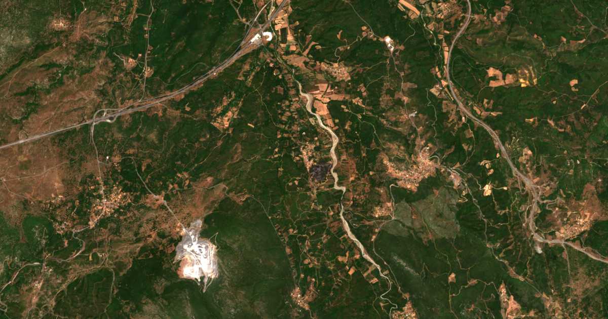 Mapa por satélite de Veligostí