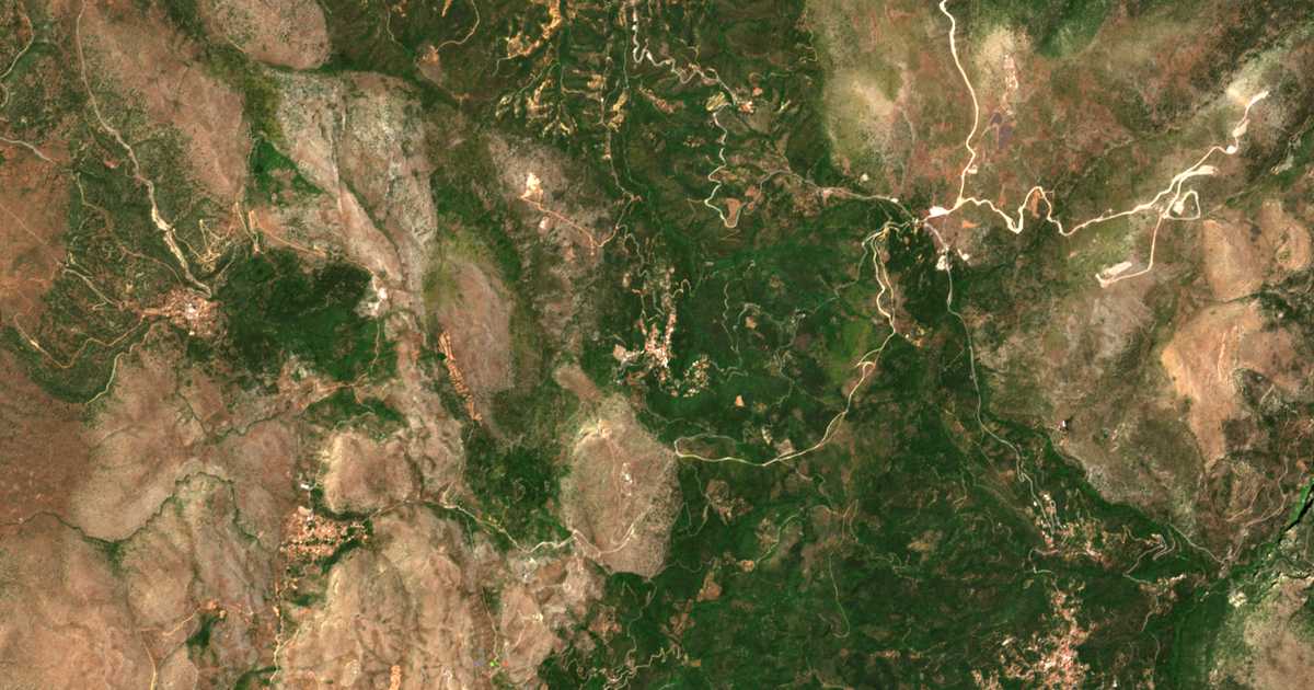 Mapa por satélite de Ano Doliana