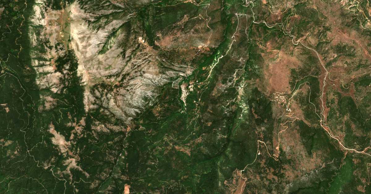 Mapa por satélite de Kastanítsa