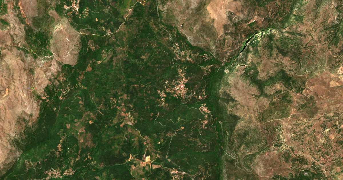 Mapa por satélite de Kastríon
