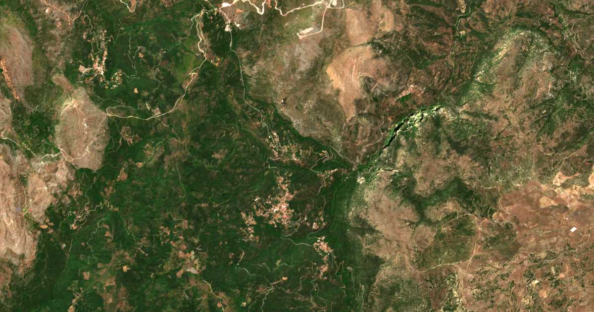 Mapa por satélite de Mesorráchi