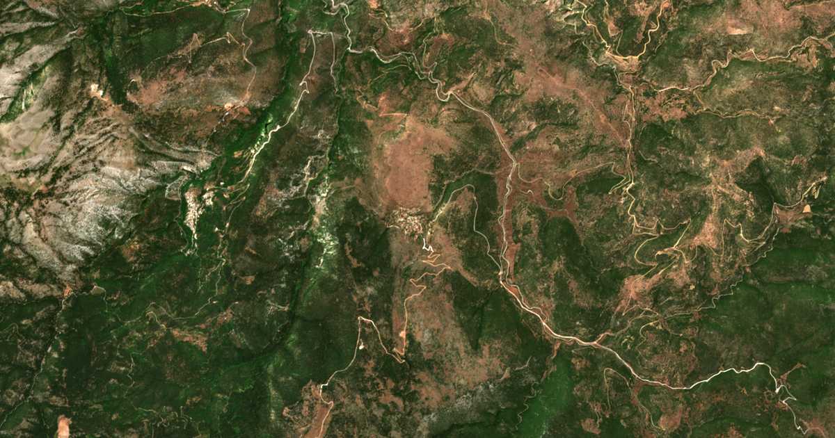 Mapa por satélite de Prastós