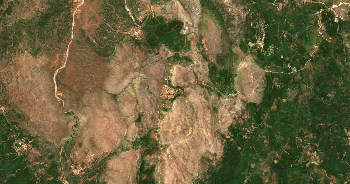 Mapa por satélite de Vérvena