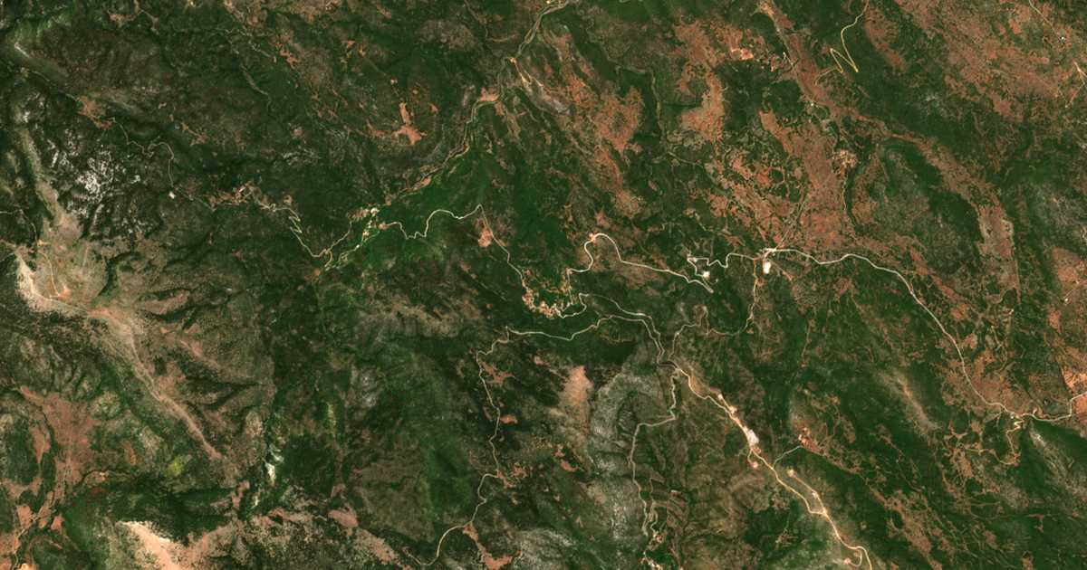 Mapa por satélite de Kounoupiá