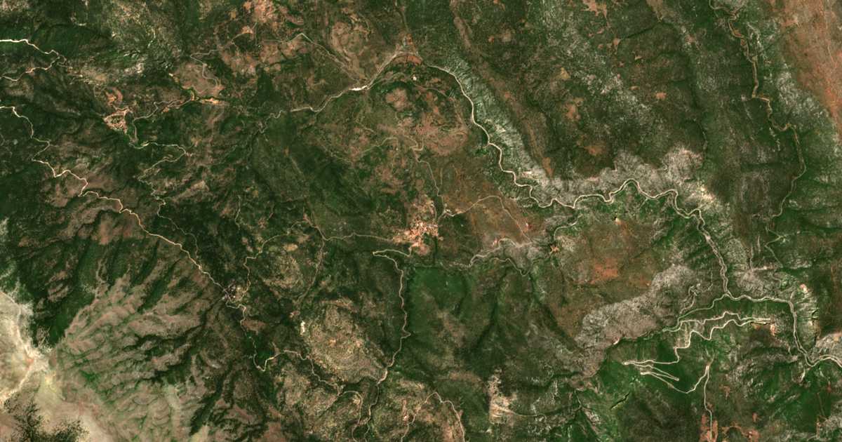 Mapa por satélite de Palaiochórion