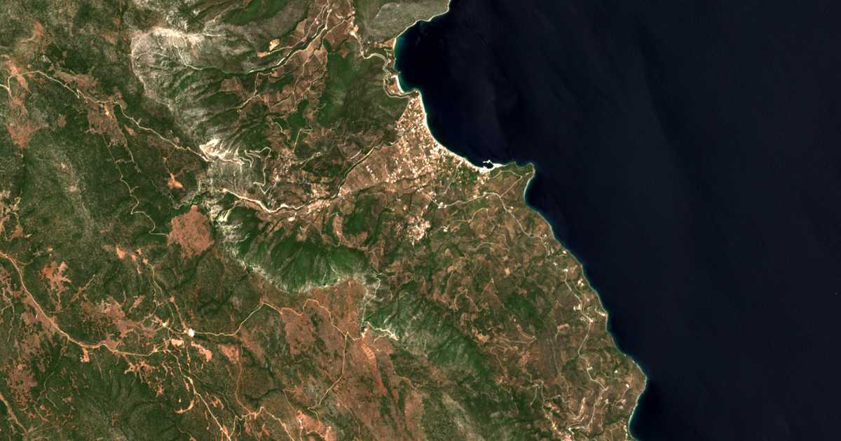Mapa por satélite de Sapounakaíika