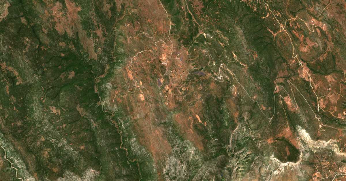Mapa por satélite de Voskína
