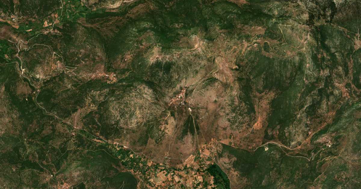 Mapa por satélite de Dáras