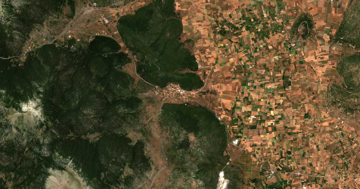 Mapa por satélite de Kápsas