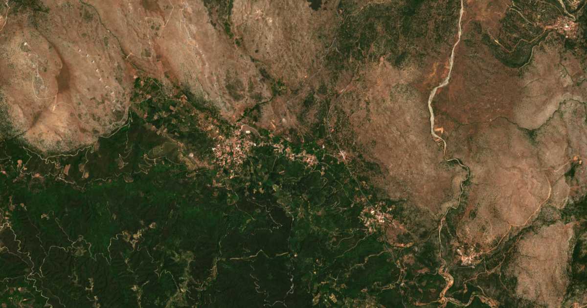 Mapa por satélite de Kerasiá