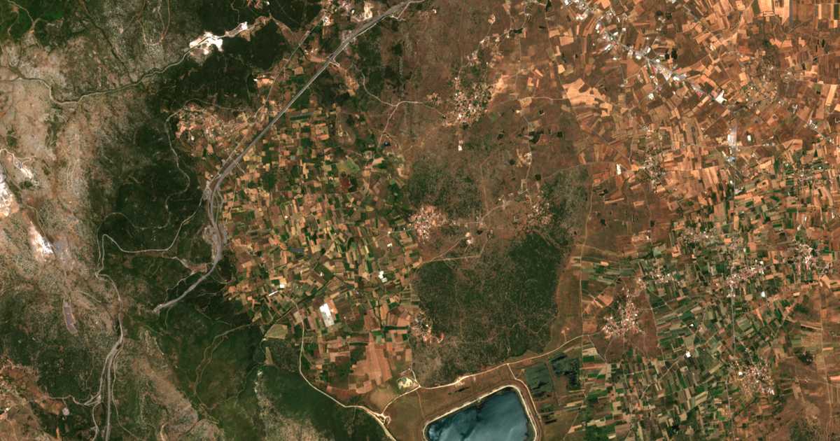 Mapa por satélite de Pallántion