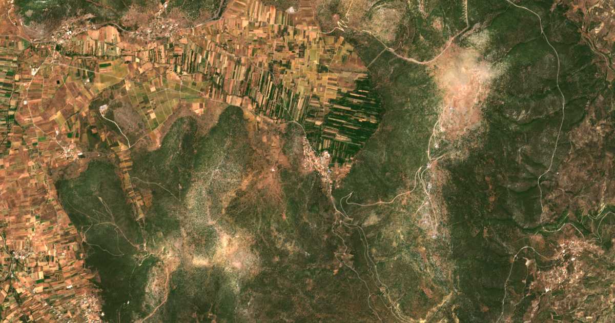 Mapa por satélite de Parthénion