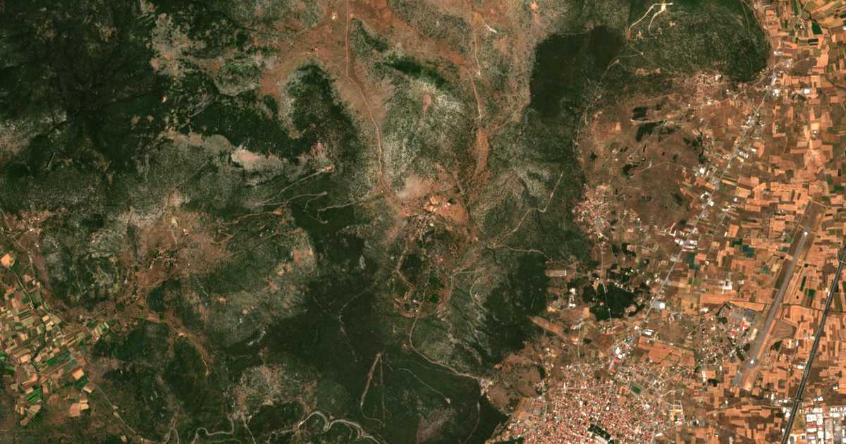 Mapa por satélite de Perthórion