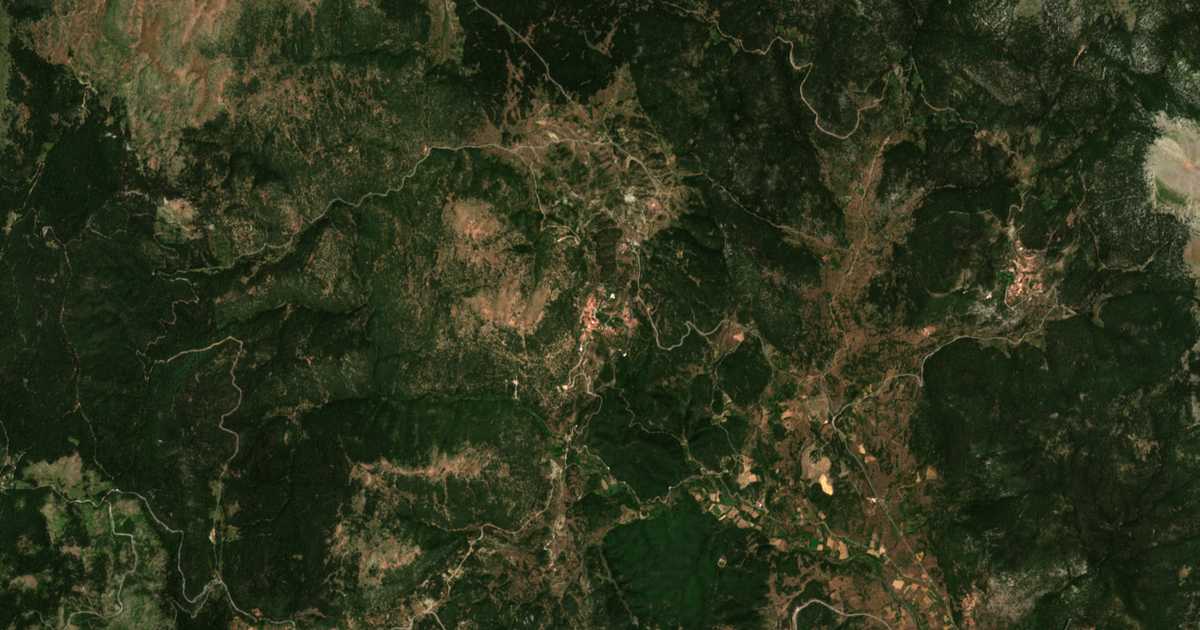Mapa por satélite de Piána
