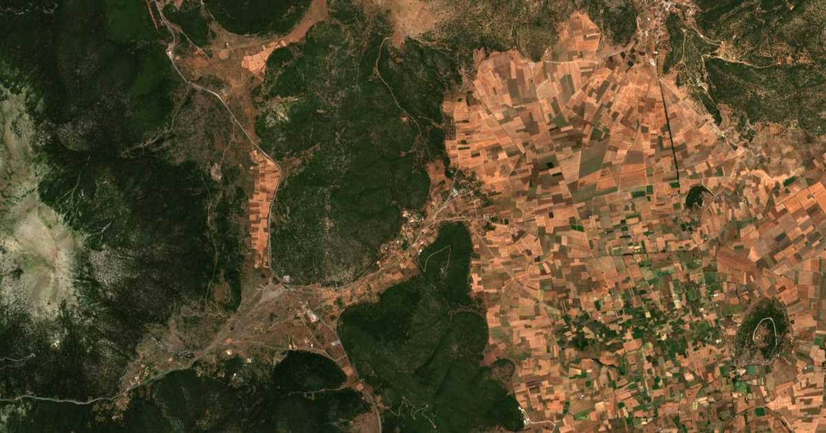 Mapa por satélite de Simiádes